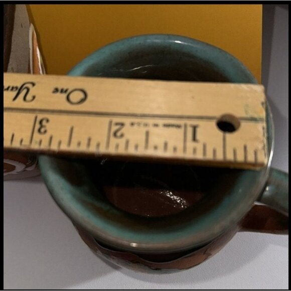 Mexican-Style Ceramic Mug Set Of 3 With Various Hand-Painted Designs - Picture 11 of 14